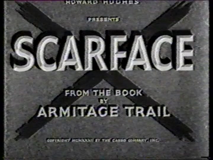 Scarface (1932) (Dir: Howard Hawks) Channel 4, 7th November 1982