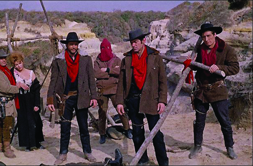 The murderous bandits from Sergio Corbucci's DJANGO (1966), available on Blu-ray and DVD from Argent Films.