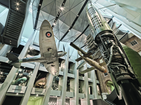 IWM Transforms. General view of the Atrium at IWM London. Photographed on the 14th July 2014