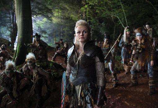 Maxine Peake as Titania in Russell T. Davies’ upcoming BBC production of A Midsummer Night’s Dream. (2015 © BBC / Des Willie).
